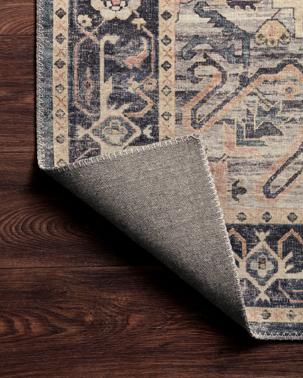 HTH-01 Hathaway Navy / Multi Rug