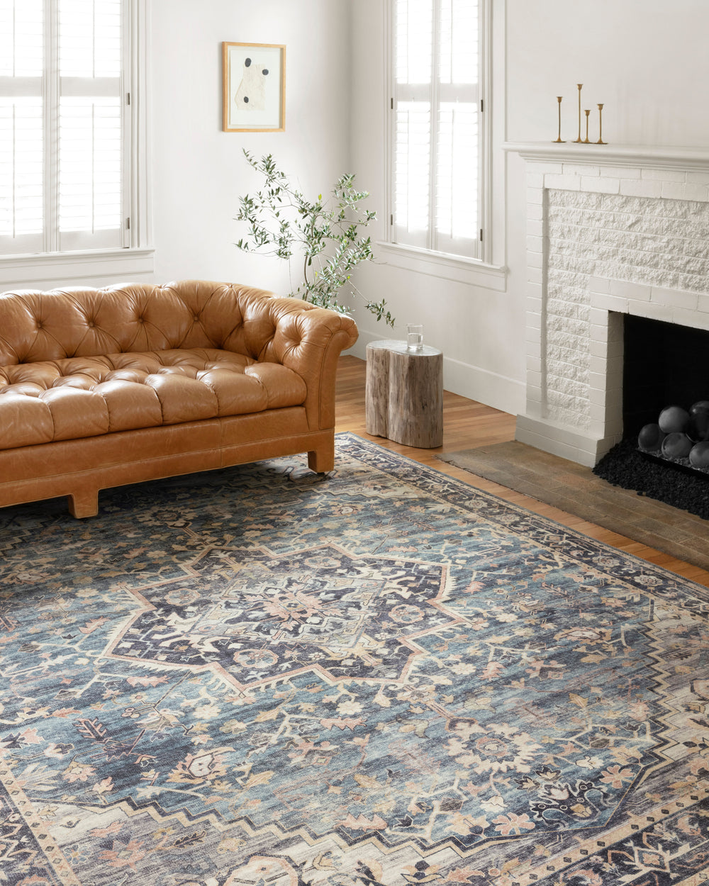 HTH-01 Hathaway Navy / Multi Rug