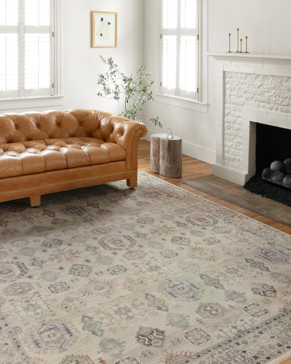 HTH-04 Hathaway Beige / Multi Rug