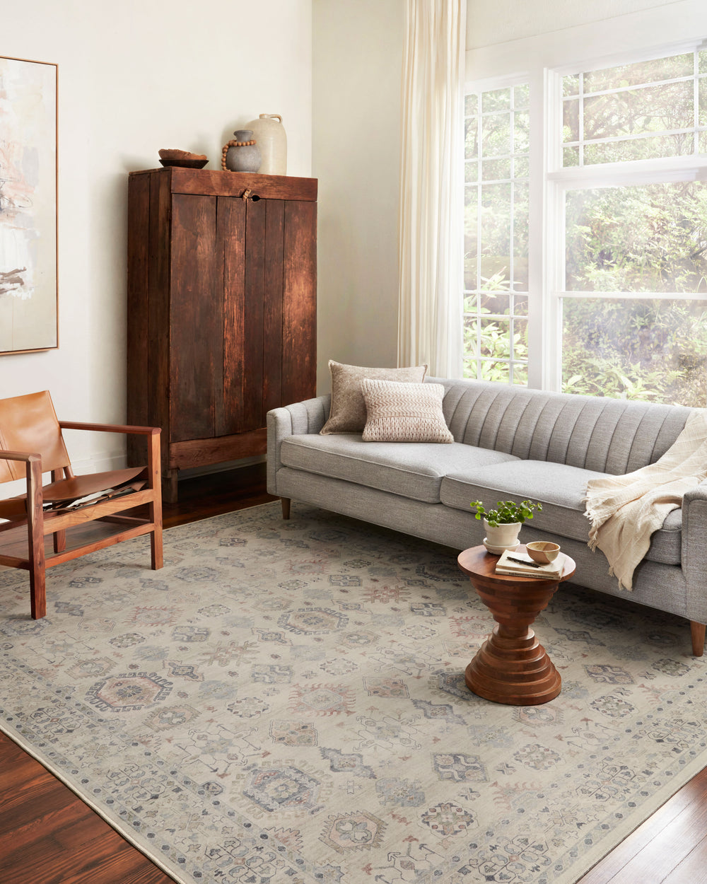 HTH-04 Hathaway Beige / Multi Rug