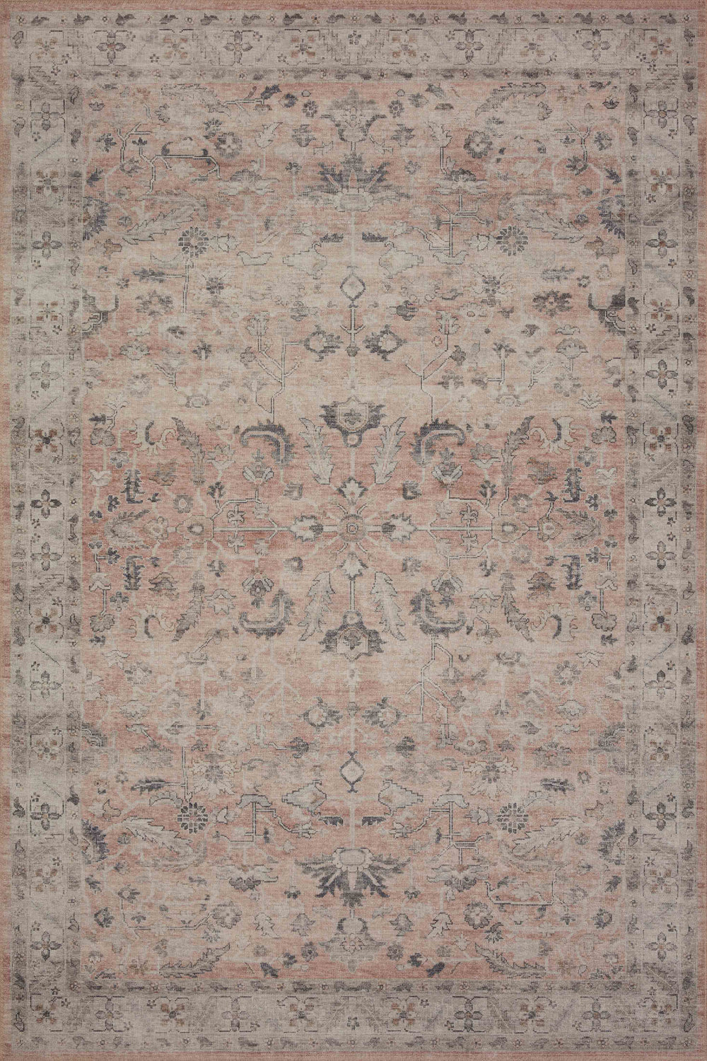 Loloi - Area Rug - Hathaway Blush/Multi Rug - Union Lighting Luminaires Décor