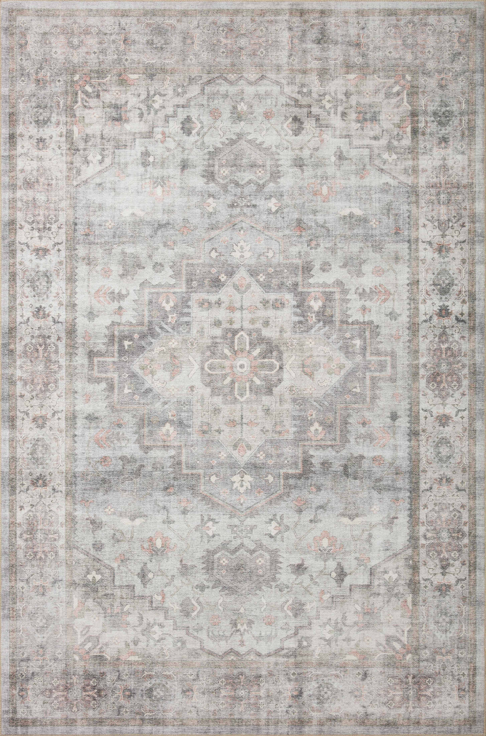 Loloi - Area Rug - Heidi Dove/Blush Rug - Union Lighting Luminaires Décor