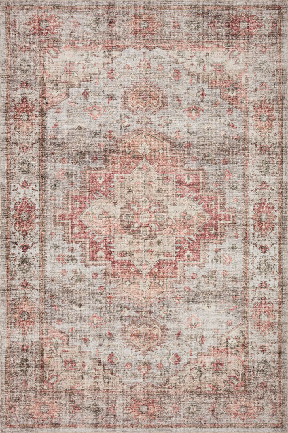 Loloi - Area Rug - Heidi Dove/Spice Rug - Union Lighting Luminaires Décor