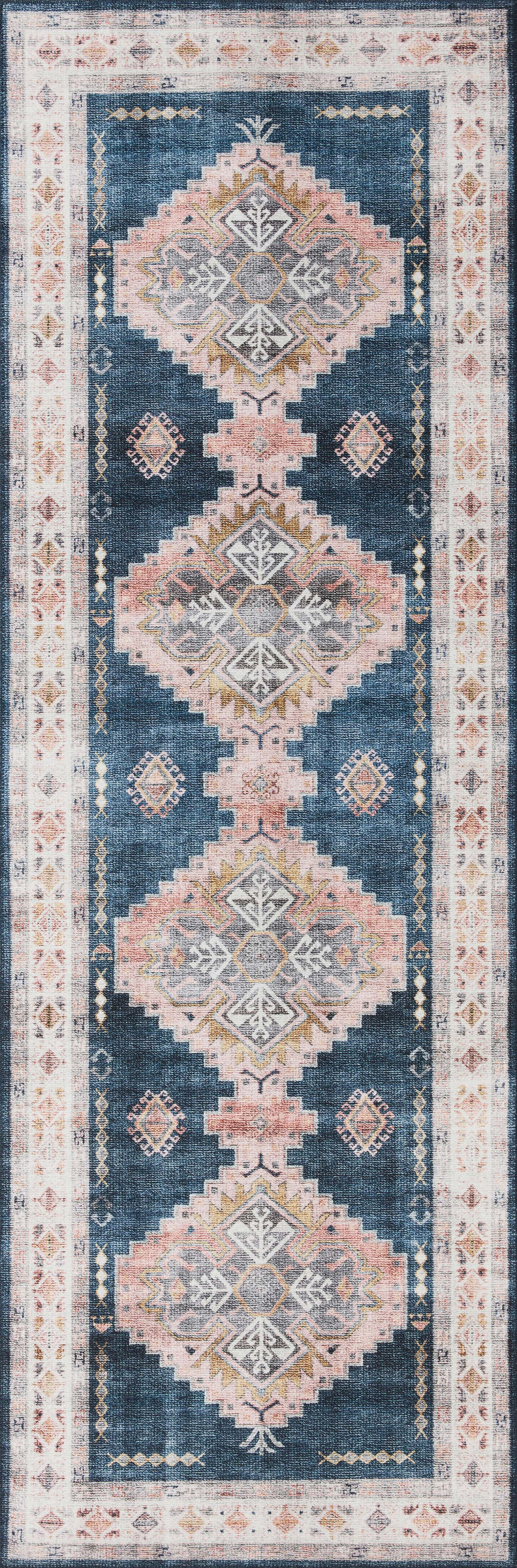 HEI-03 Heidi Denim/Blush Rug