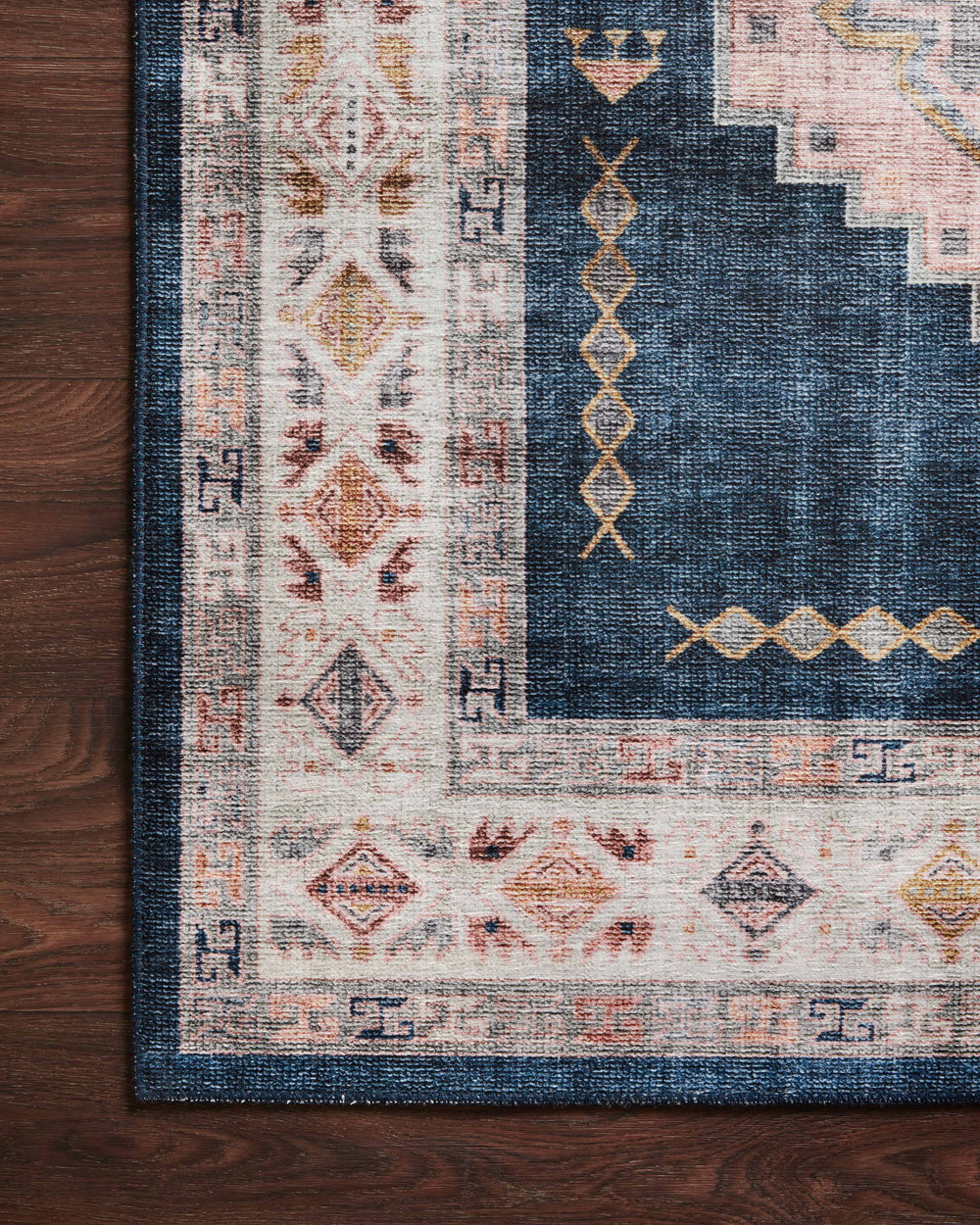 HEI-03 Heidi Denim/Blush Rug