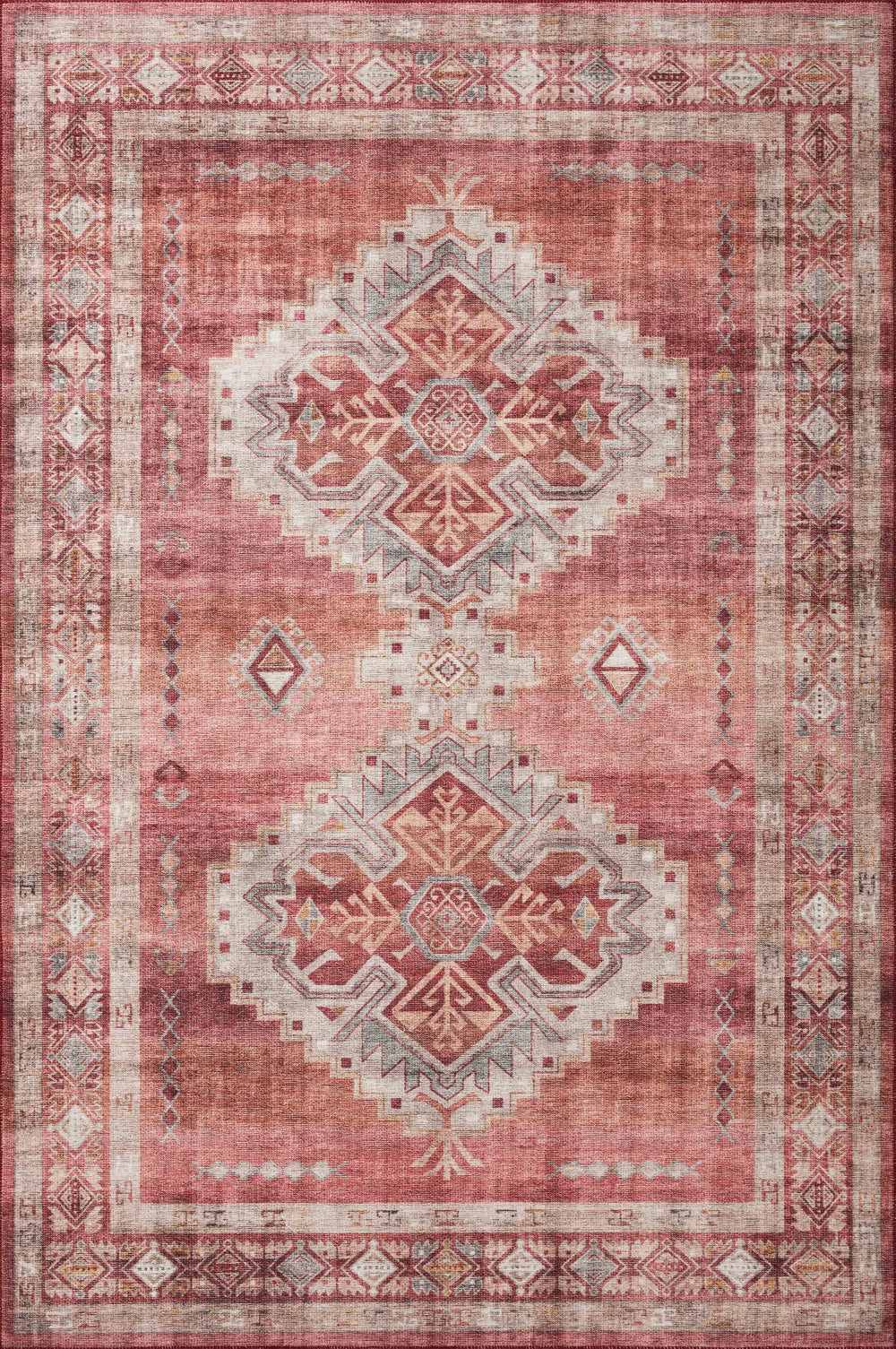 Loloi - Area Rug - Heidi Sunset/Natural Rug - Union Lighting Luminaires Décor