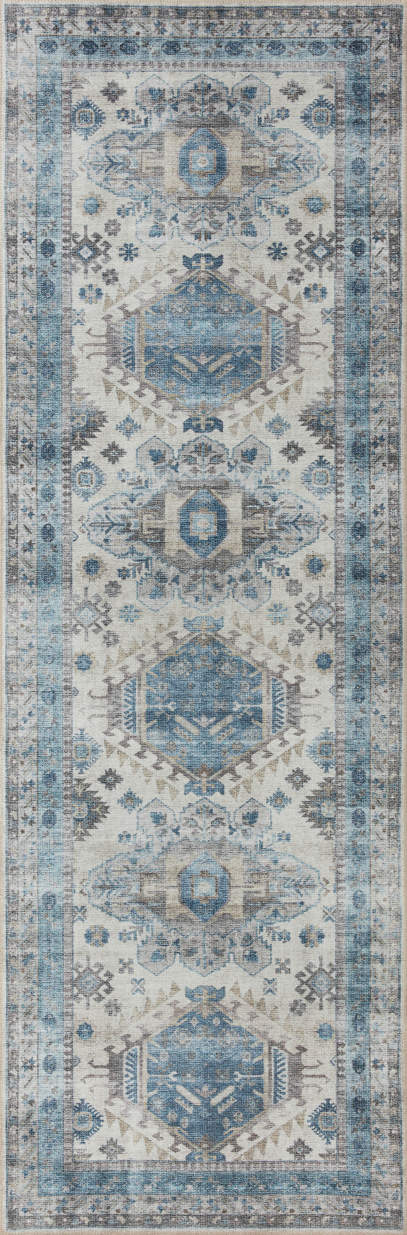 HEI-04 Heidi Ivory / Ocean Rug
