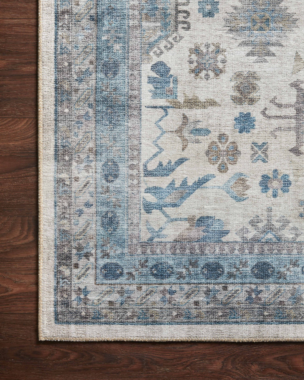 HEI-04 Heidi Ivory / Ocean Rug