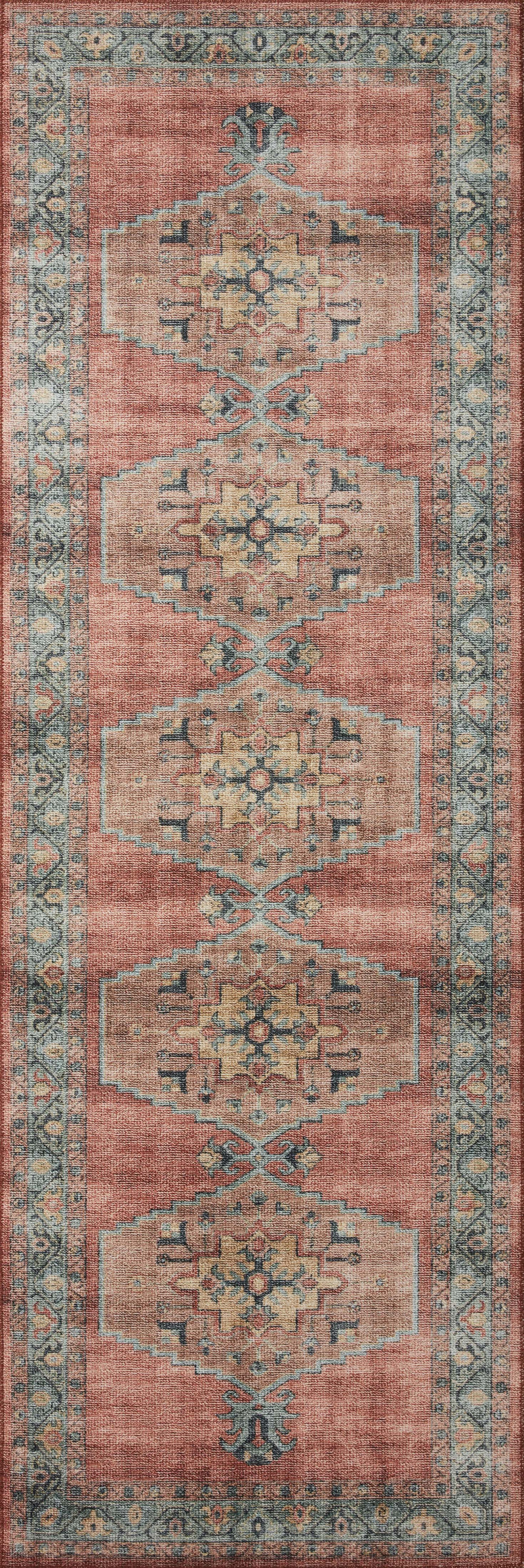 HEI-05 Heidi Spice / Aqua Rug