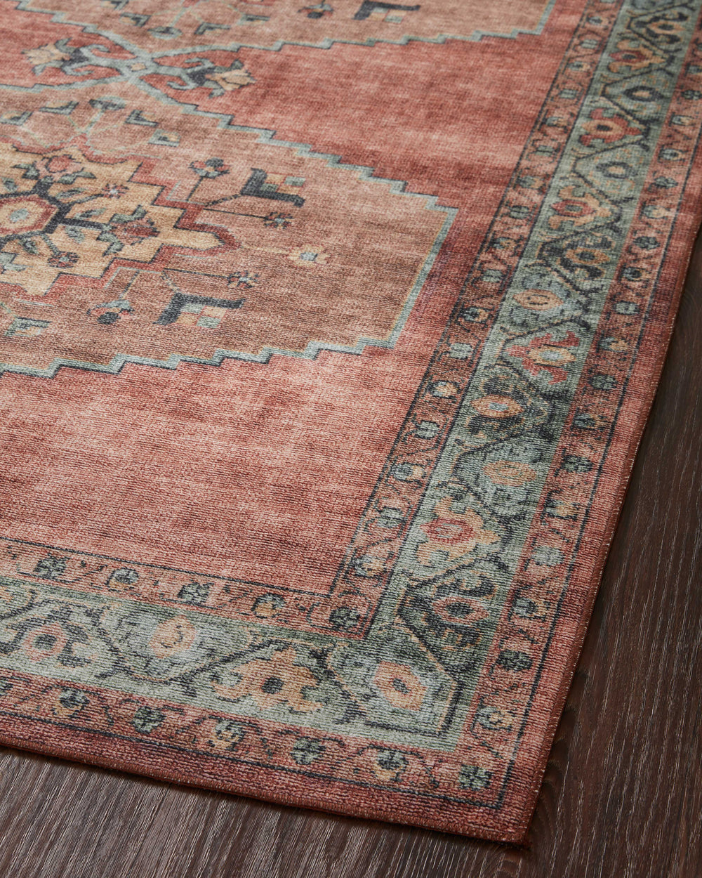 HEI-05 Heidi Spice / Aqua Rug