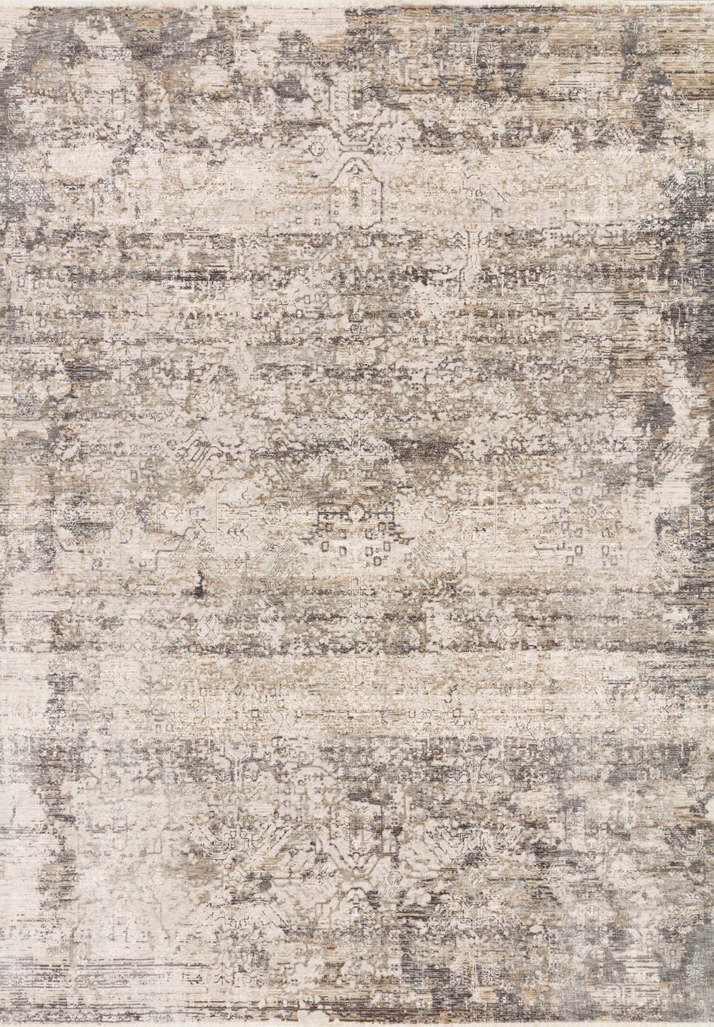 Loloi - Area Rug - Homage Graphite/Beige Rug - Union Lighting Luminaires Décor