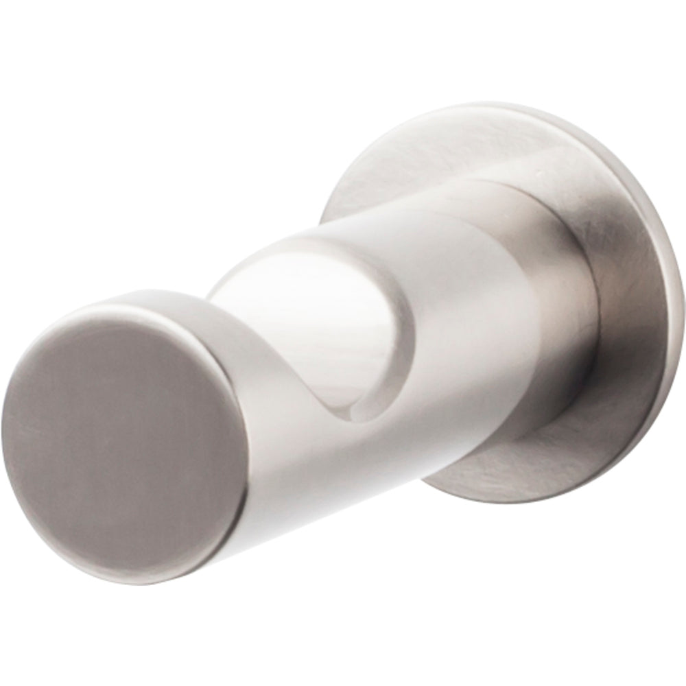 Top Knobs - Hardware - Hopewell Bath Single Hook - Polished Nickel - Union Lighting Luminaires Décor