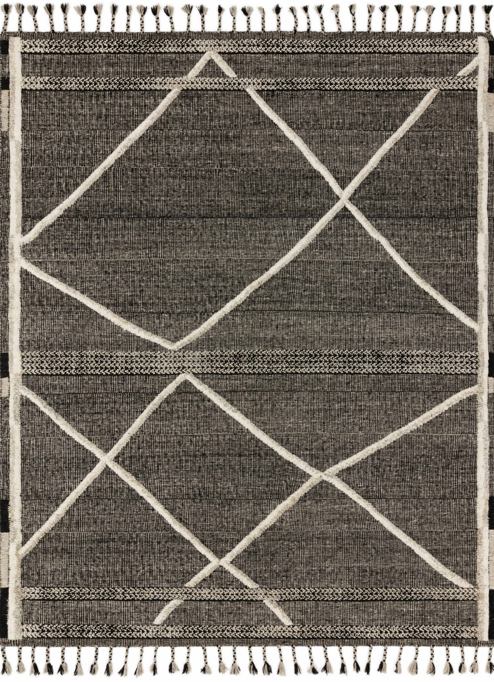 Loloi - Area Rug - Iman Beige/Charcoal Rug - Union Lighting Luminaires Décor