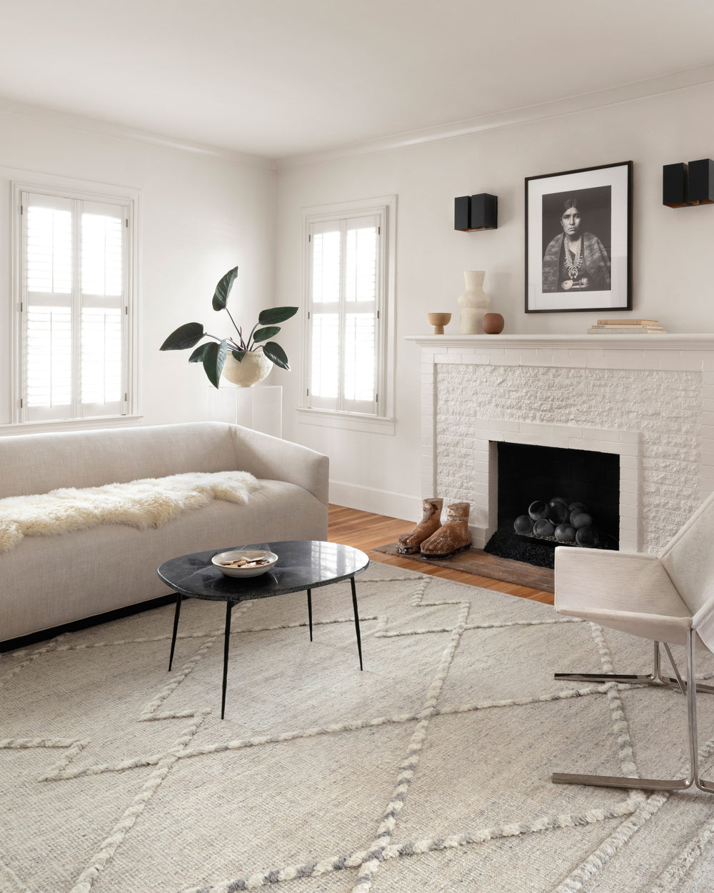 Iman Ivory / Lt. Grey Rug (IMA-03)