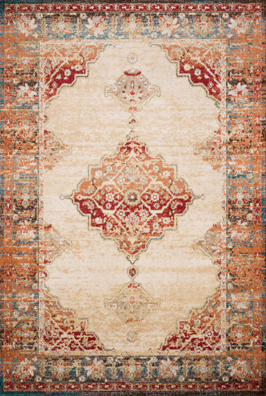Loloi - Area Rug - Isadora Ant.Ivory/Sunset Rug - Union Lighting Luminaires Décor