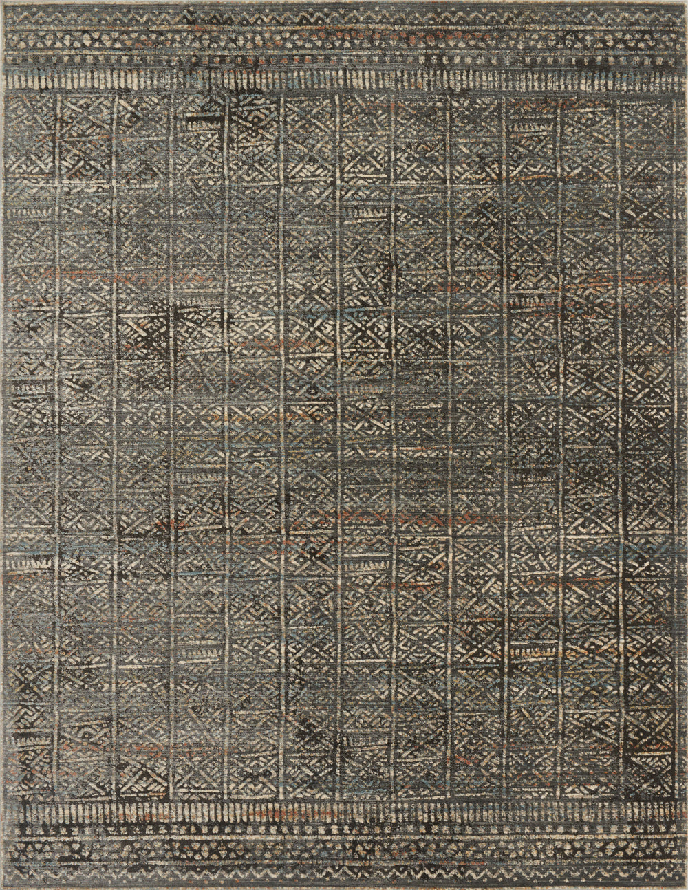 Loloi - Area Rug - Javari Charcoal/Silver Rug - Union Lighting Luminaires Décor