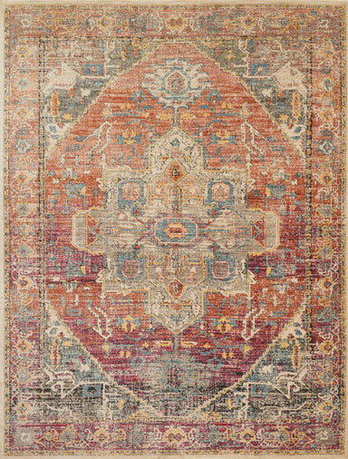 Loloi - Area Rug - Javari Berry/Sunrise Rug - Union Lighting Luminaires Décor