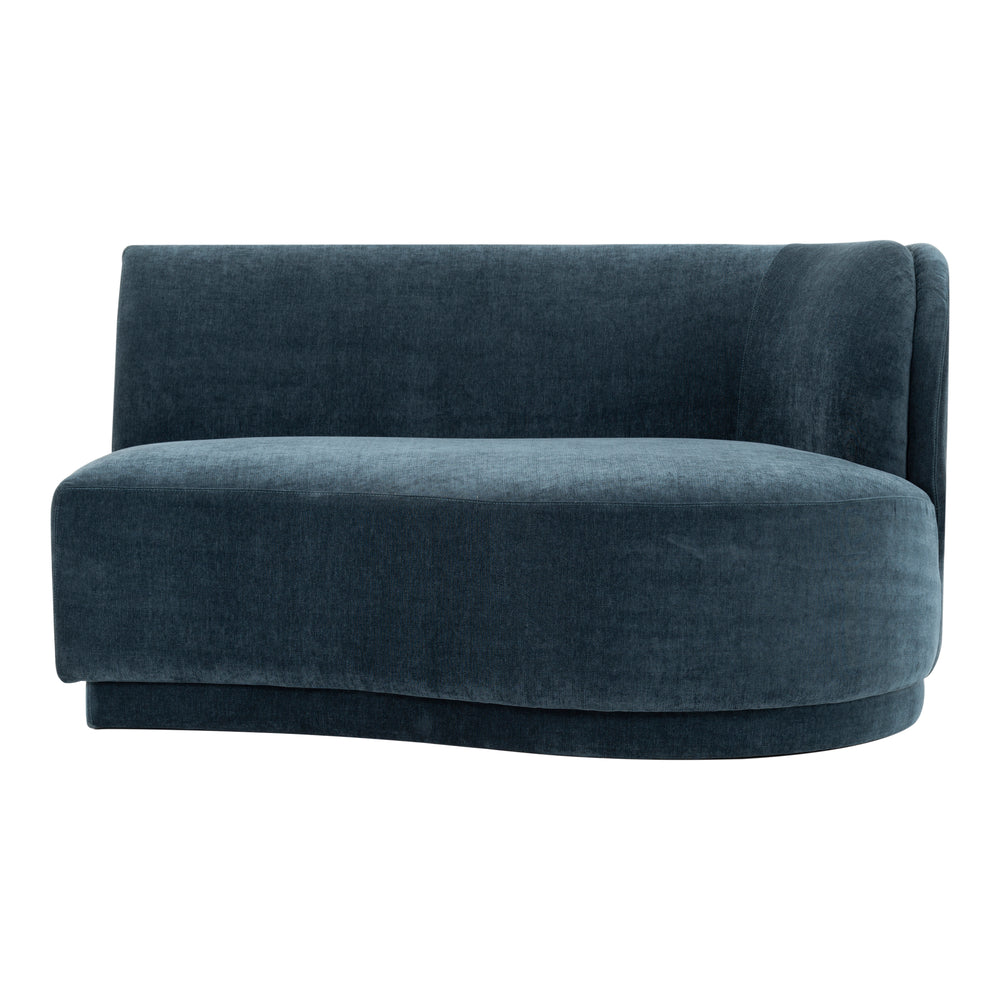 Yoon chaise droite nightshade bleu