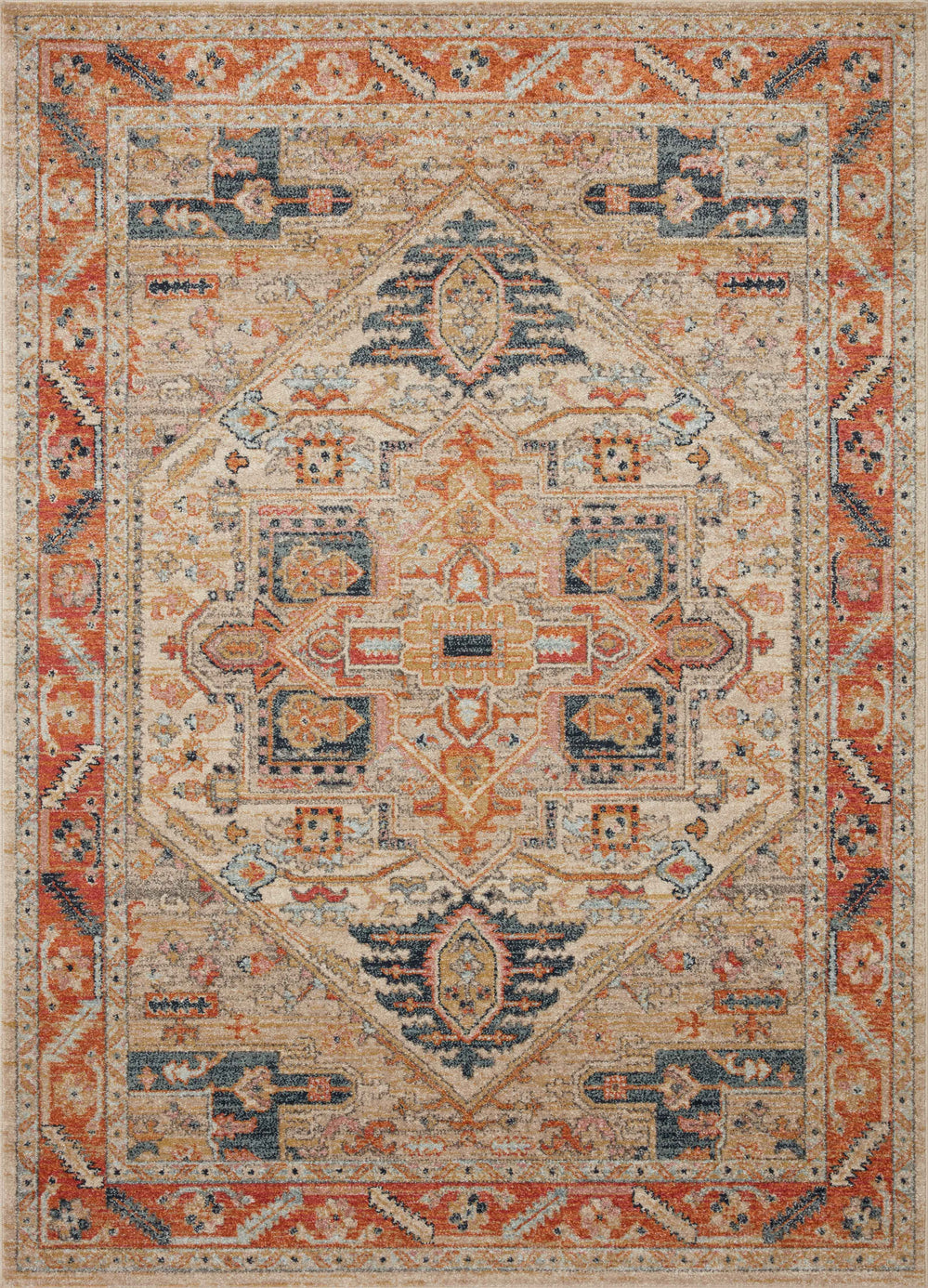 Loloi - Area Rug - Jocelyn Sand/Multi Rug - Union Lighting Luminaires Décor