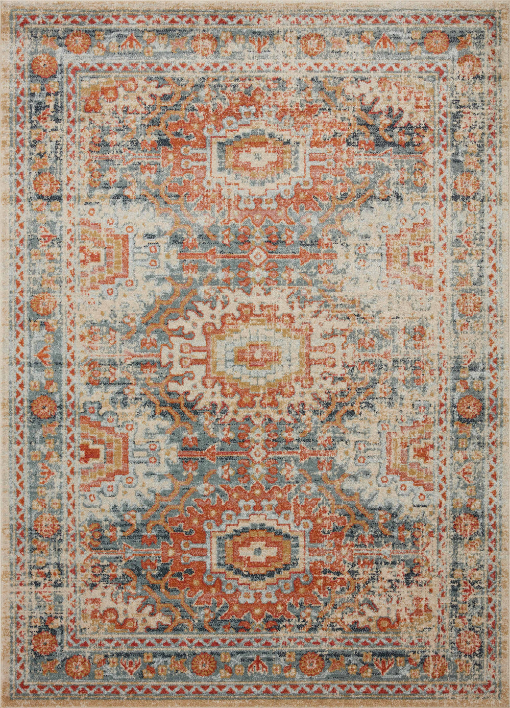 Loloi - Area Rug - Jocelyn Mist/Multi Rug - Union Lighting Luminaires Décor