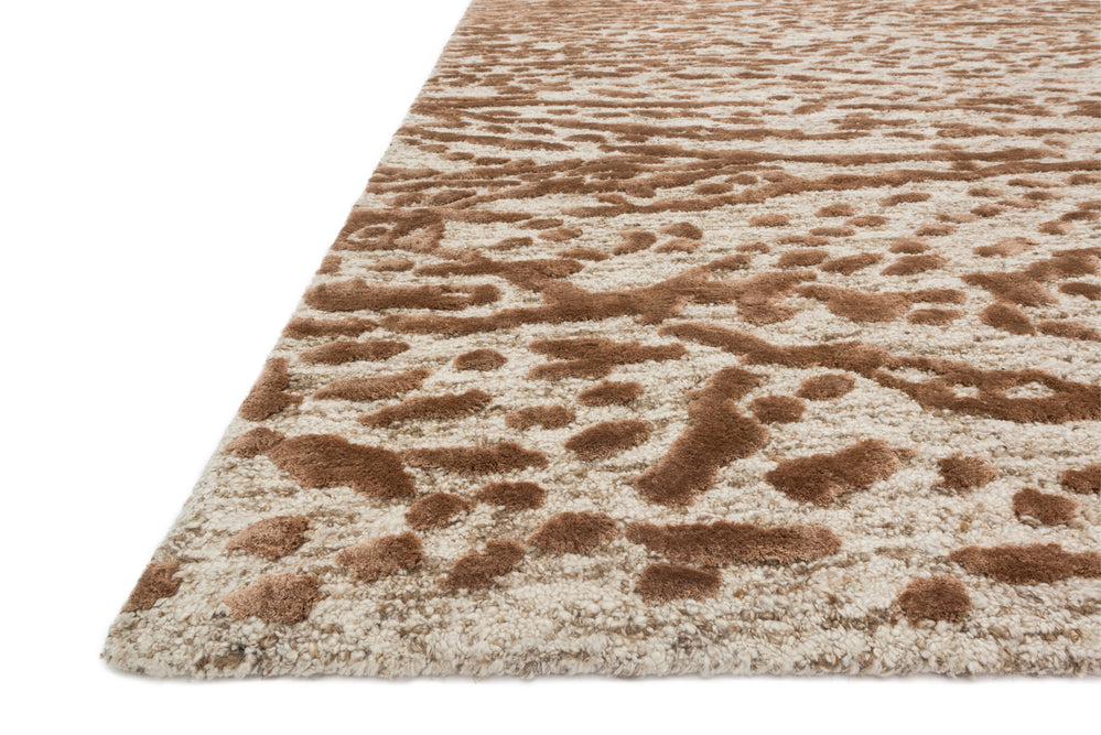 JY-01 Juneau Oatmeal / Terracotta Tapis