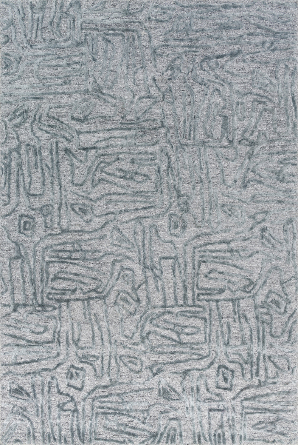 Loloi - Area Rug - Juneau Lt.Blue/Lt.Blue Rug - Union Lighting Luminaires Décor