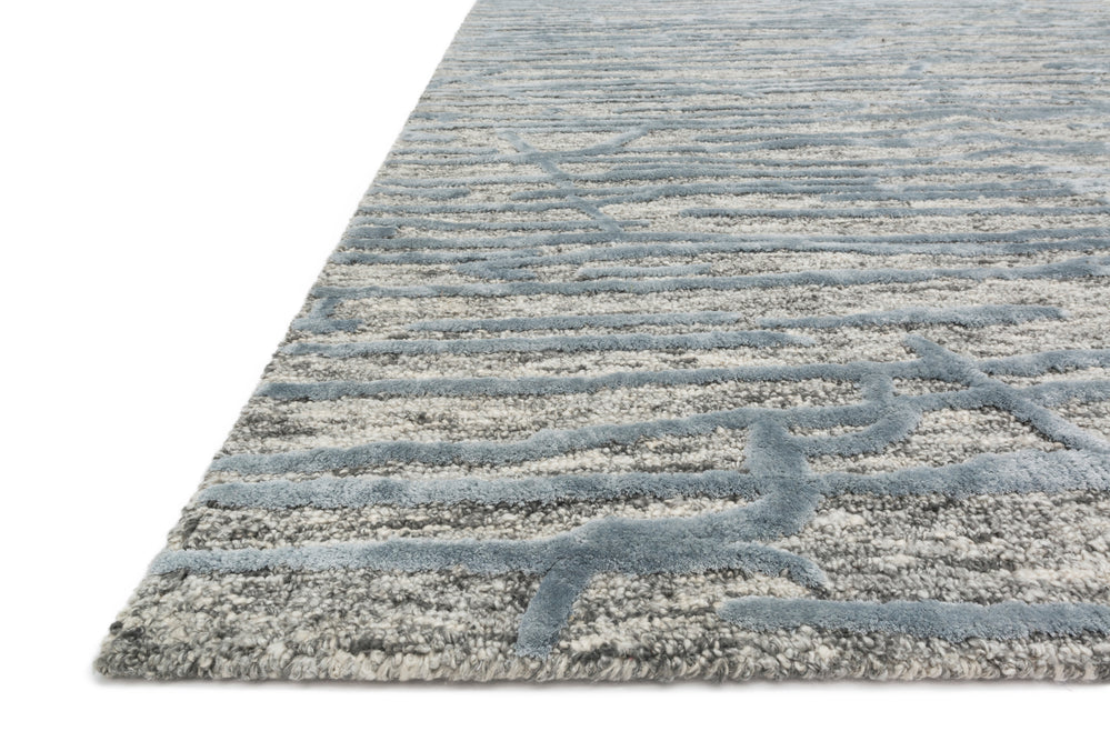 Juneau Grey / Blue Rug (JY-07)