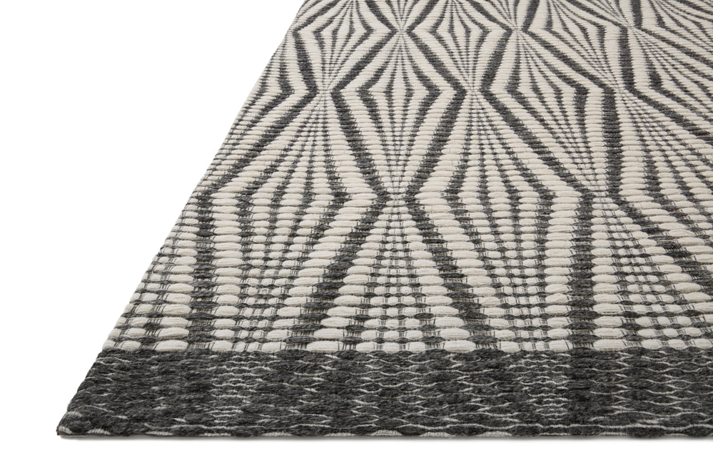 Kenzie Ivory / Charcoal Rug (KNZ-01)