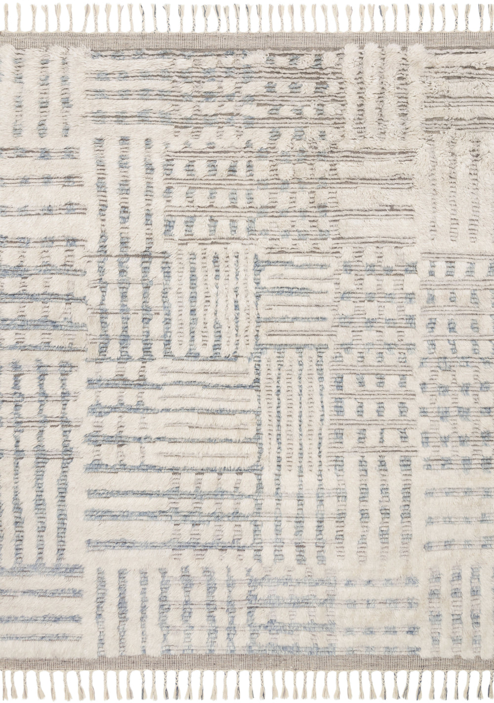 Loloi - Area Rug - Khalid Ivory/Sky Rug - Union Lighting Luminaires Décor