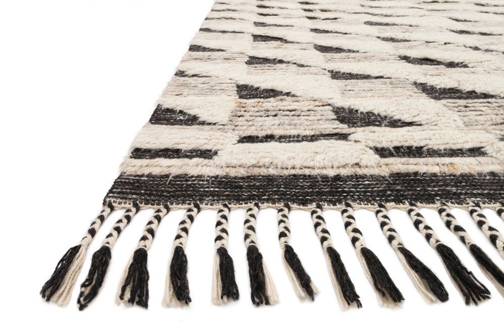 KF-02 Khalid Natural / Black Rug