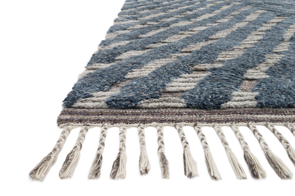 Khalid Blue / Pewter Rug (KF-06)