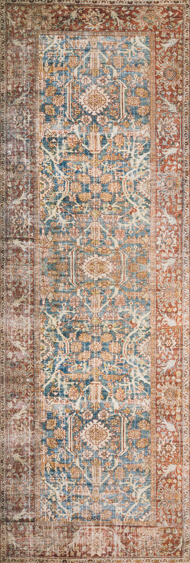 LAY-04 Layla Ocean/Rust Rug