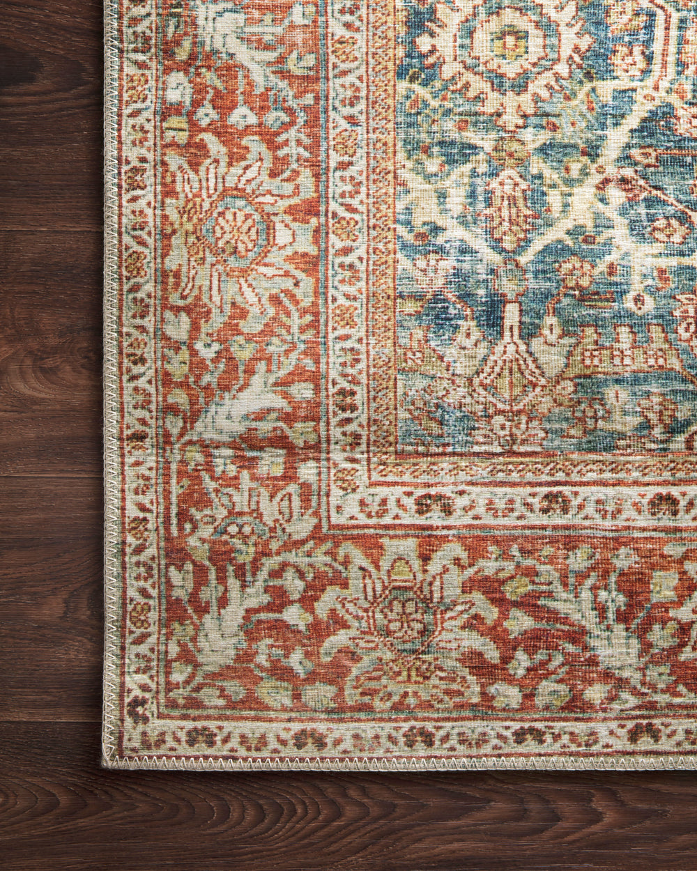 LAY-04 Layla Ocean/Rust Rug