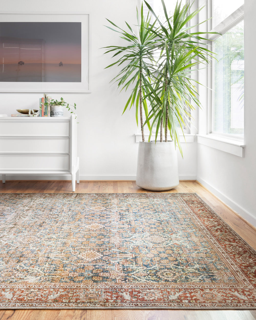 LAY-04 Layla Ocean/Rust Rug