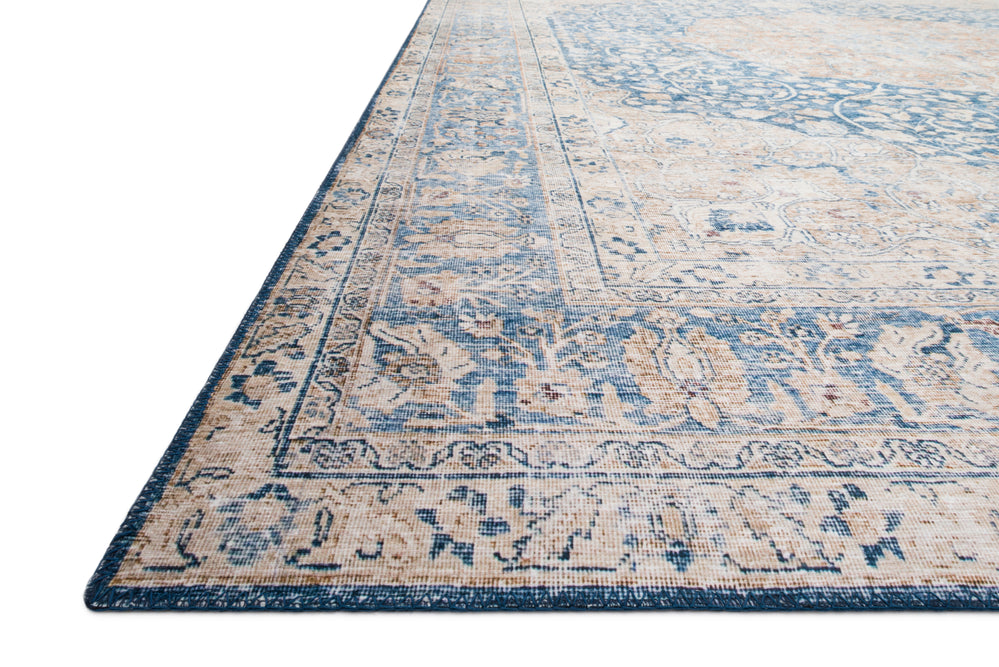 Layla Blue / Tangerine Rug (LAY-07)