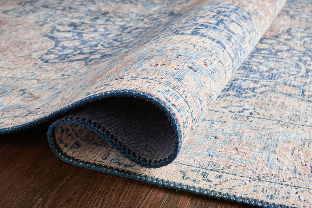 Layla Blue / Tangerine Rug (LAY-07)