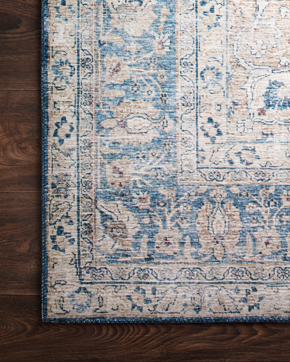 Layla Blue / Tangerine Rug (LAY-07)
