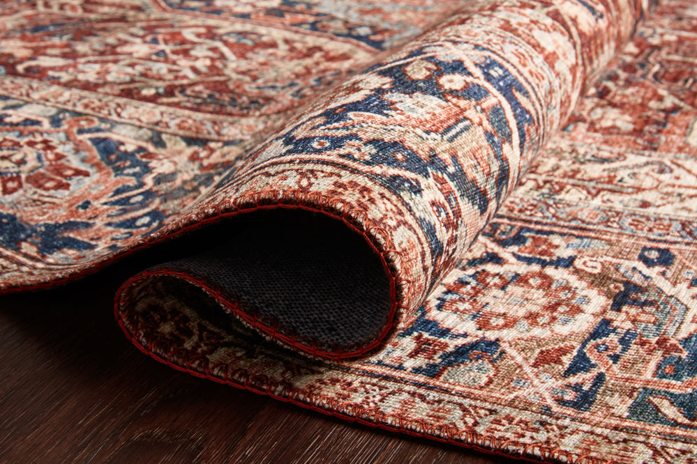 LAY-08 Layla Red/Navy Rug