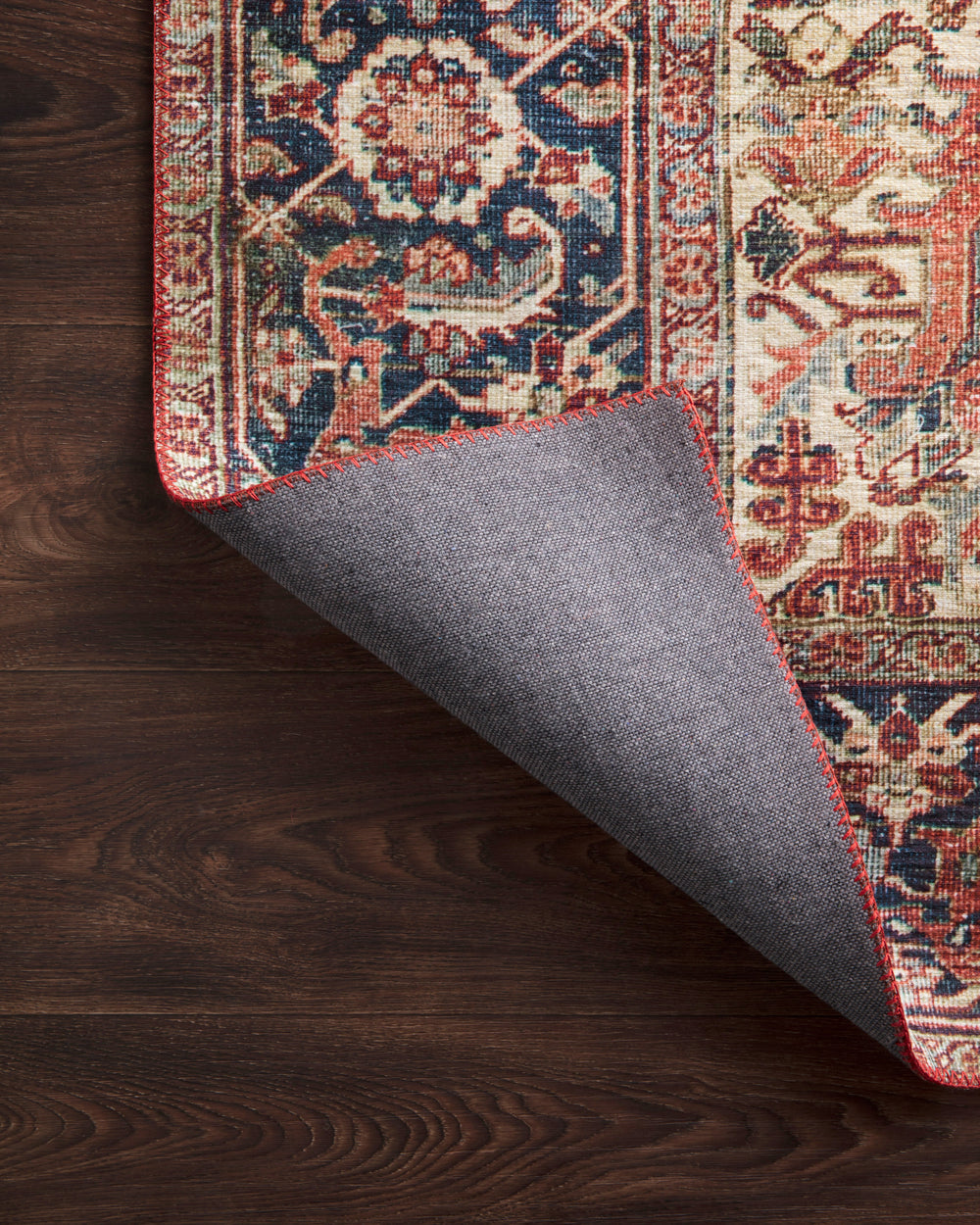 LAY-08 Layla Red/Navy Rug