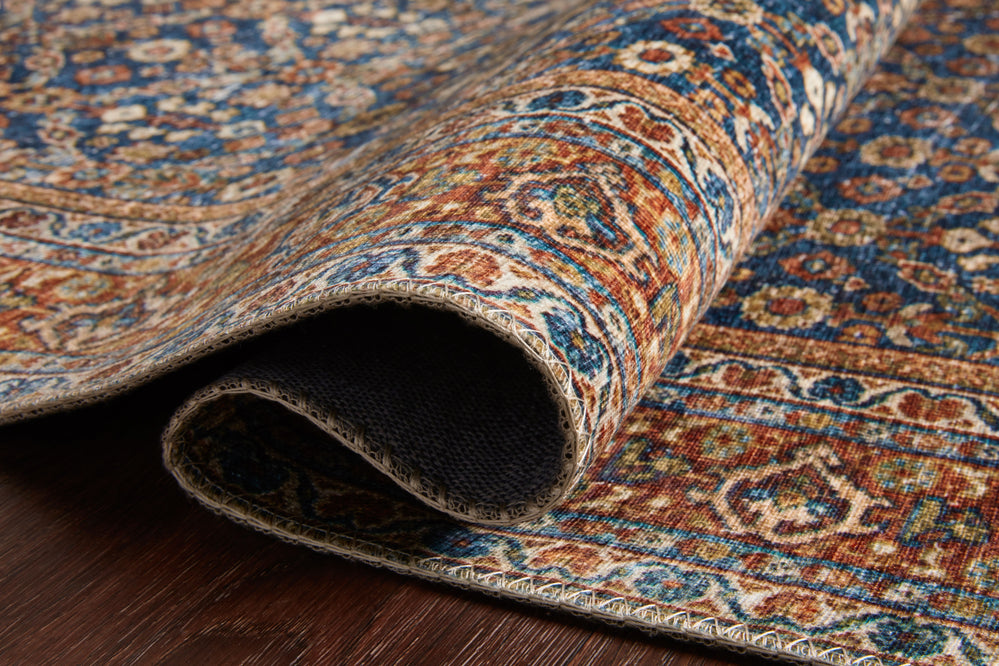 LAY-09 Layla CobaltBlue/Spice Rug
