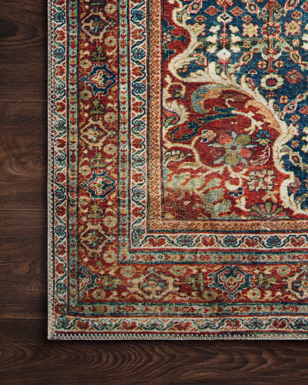 LAY-09 Layla CobaltBlue/Spice Rug