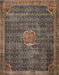 Loloi - Area Rug - Layla CobaltBlue/Spice Rug - Union Lighting Luminaires Décor