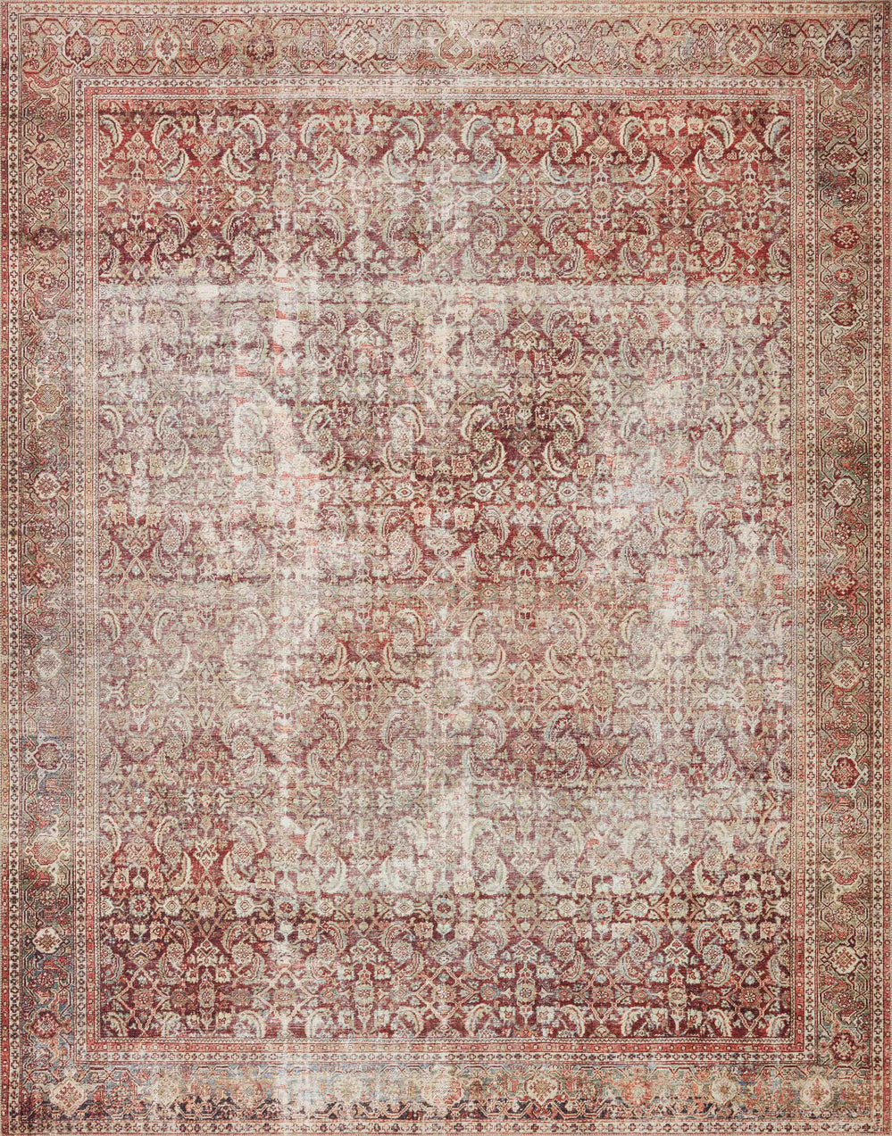 Loloi - Area Rug - Layla Cinnamon/Sage Rug - Union Lighting Luminaires Décor