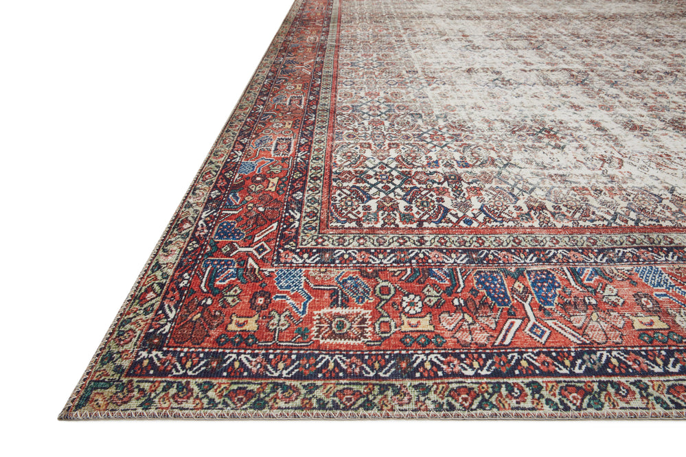 Pay-12 tapis Layla Ivory / Brick