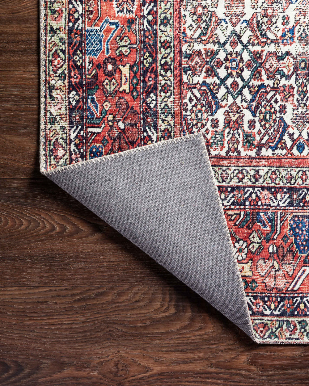 Pay-12 tapis Layla Ivory / Brick