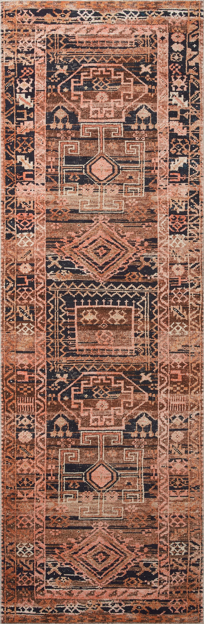 Layla Mocha / Blush Rug (LAY-14)