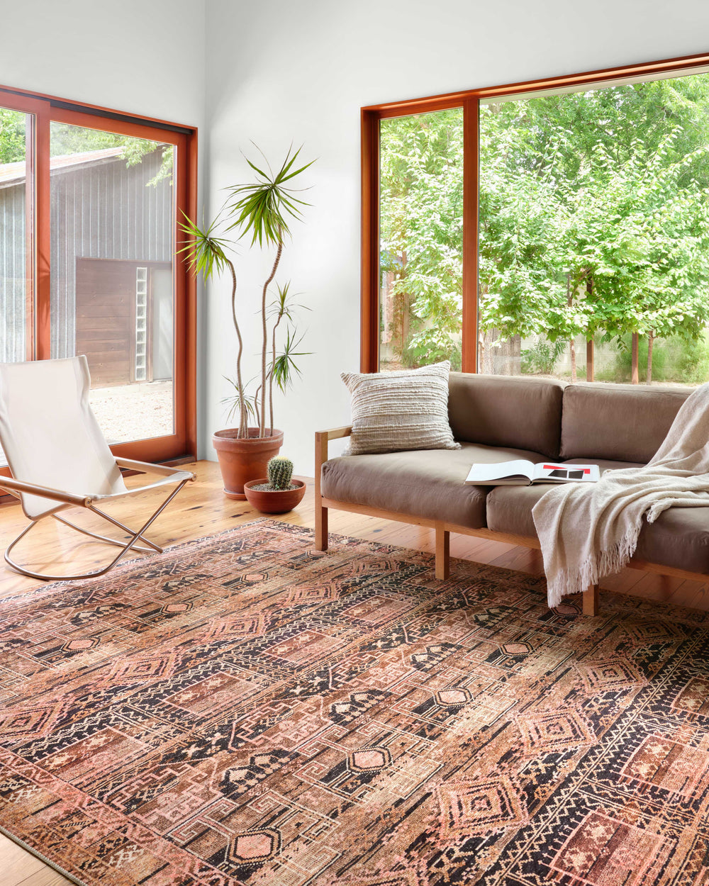 Layla Mocha / Blush Rug (LAY-14)