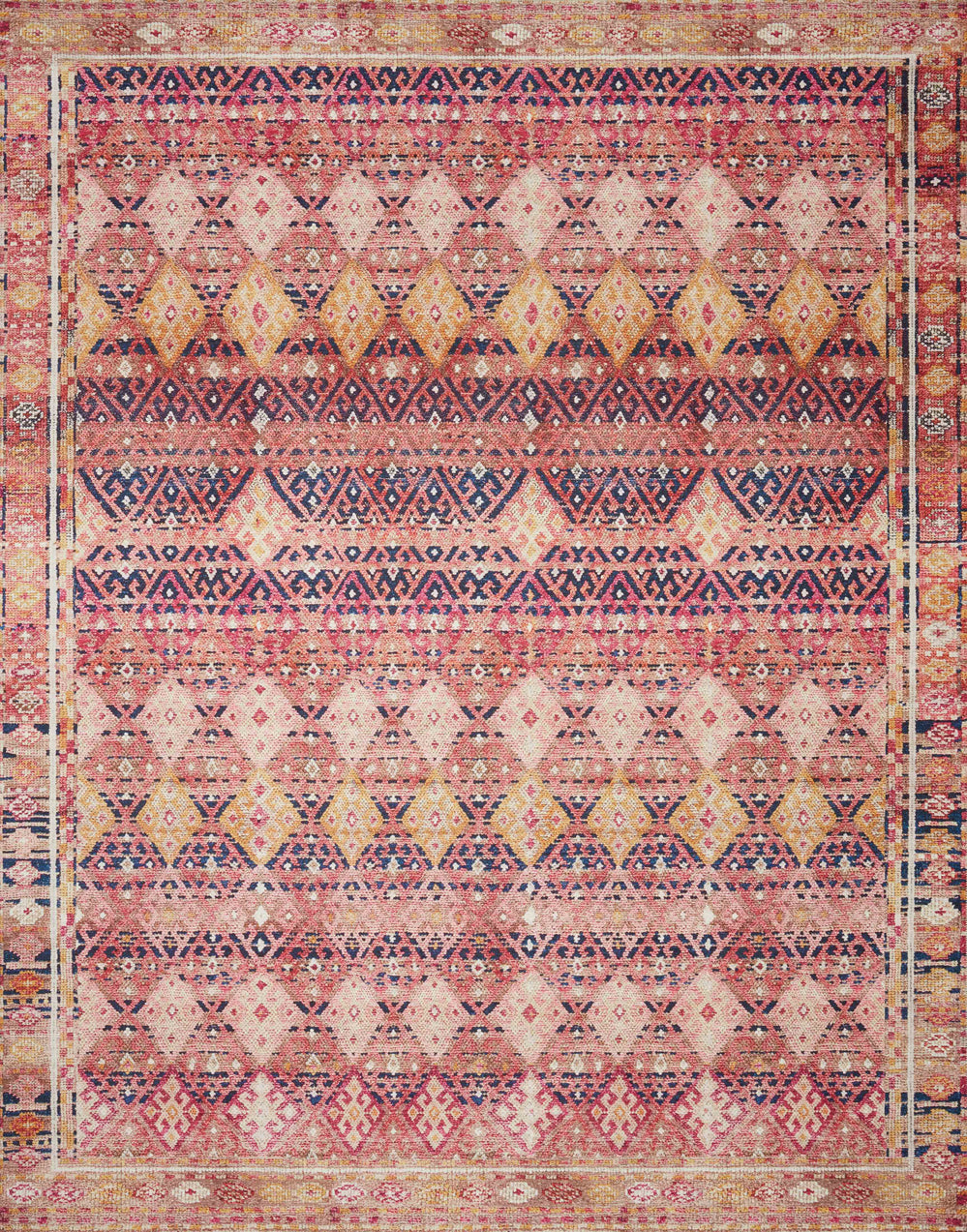 Loloi - Area Rug - Layla Magenta/Multi Rug - Union Lighting Luminaires Décor