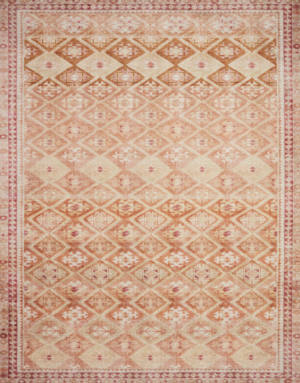 Loloi - Area Rug - Layla Natural/Spice Rug - Union Lighting Luminaires Décor