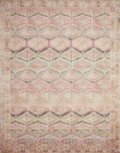 Loloi - Area Rug - Layla Pink/Lagoon Rug - Union Lighting Luminaires Décor